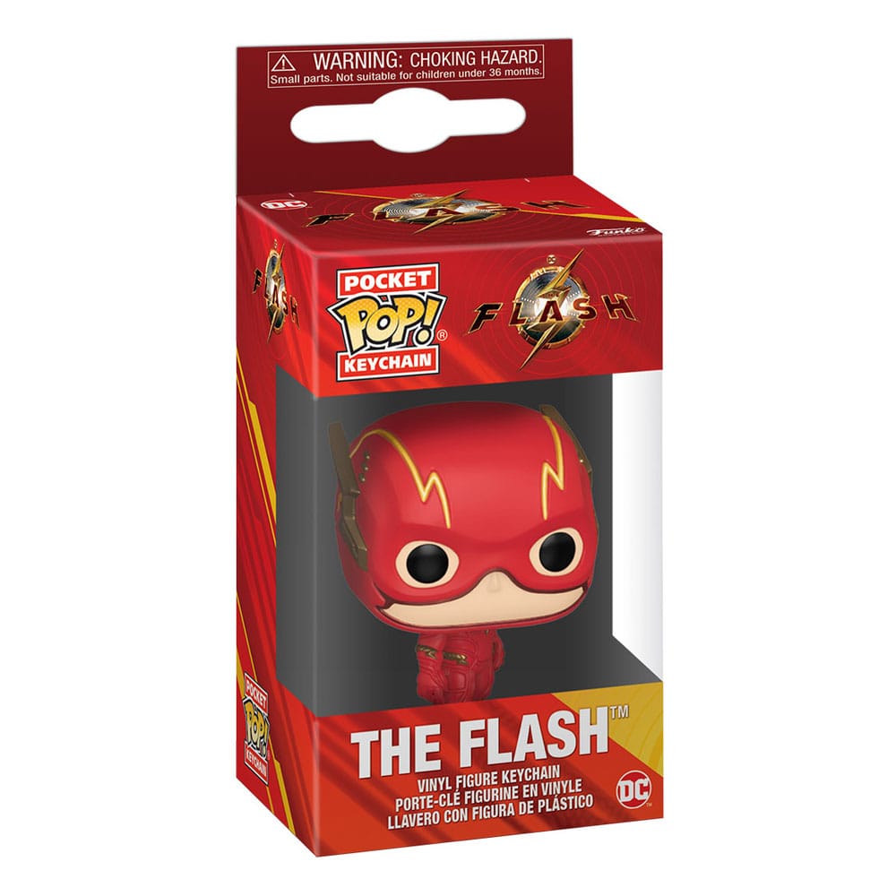 The Flash Pocket POP! Vinyl Schlüsselanhänger 4 cm The Flash Display (12) - Preorder - ETA: Anfang 03.2025