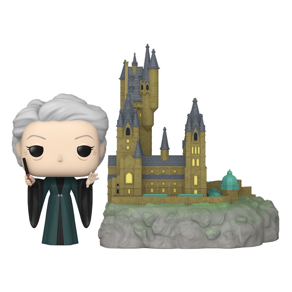 Harry Potter - Chamber of Secrets Anniversary POP! Town Vinyl Figur Minerva w/Hogwarts 9 cm - Versand: 7 Tage nach Bestellung