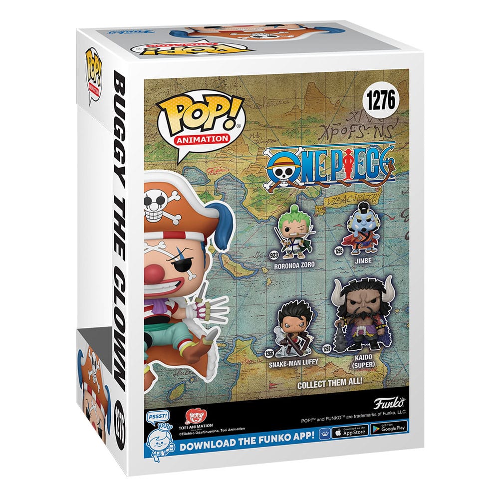 One Piece POP! Animation Vinyl Figuren Buggy the Clown 9 cm - Preorder - ETA: 15.11.2025