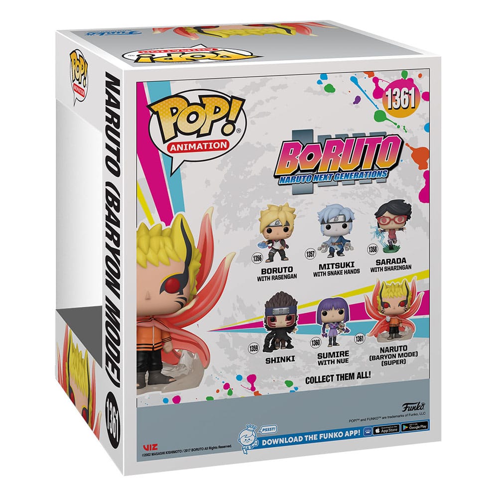 Boruto - Naruto Next Generations Super Sized POP! Vinyl Figur Baryon Naruto 15 cm - Versand: 5-7 Tage nach Bestellung