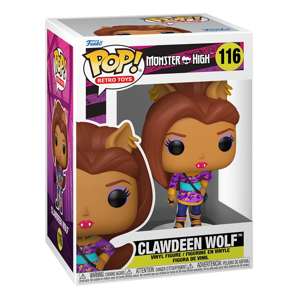 Monster High POP! Vinyl Figur Clawdeen 9 cm - Versand: 7 Tage nach Bestellung