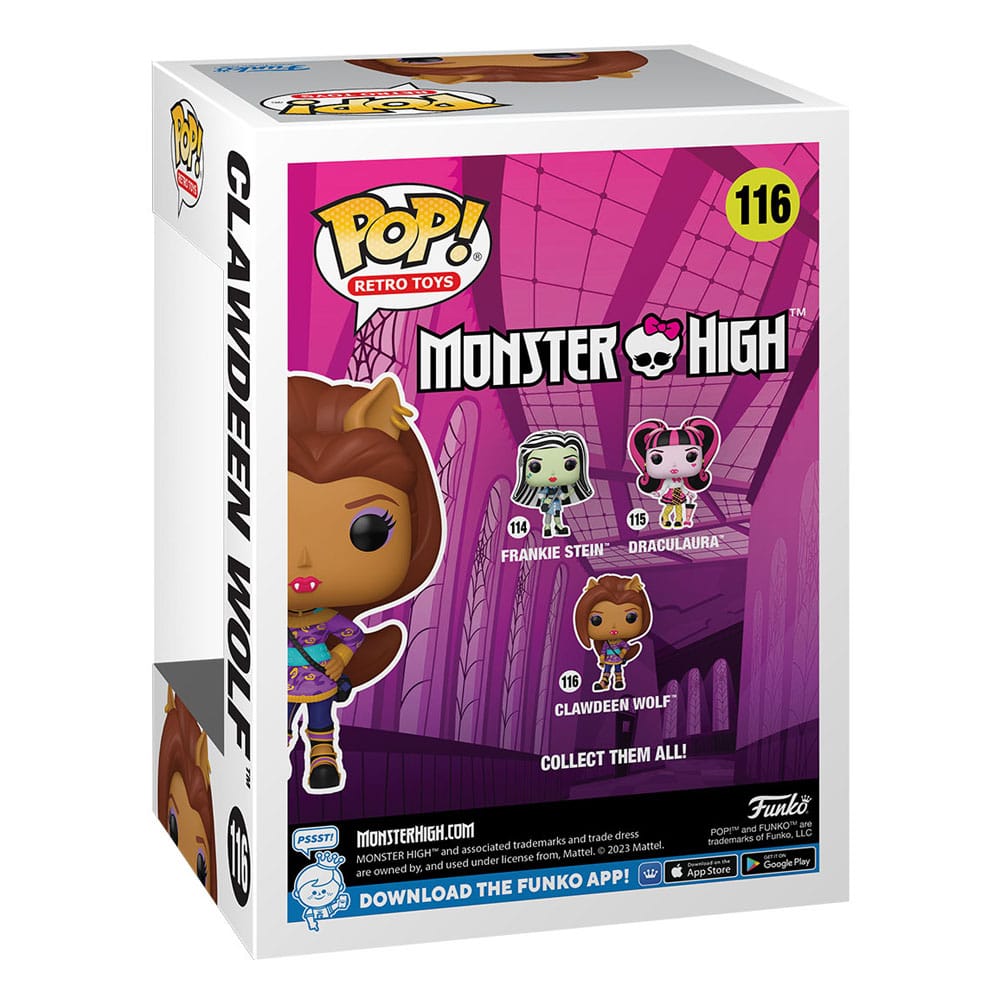 Monster High POP! Vinyl Figur Clawdeen 9 cm - Versand: 7 Tage nach Bestellung