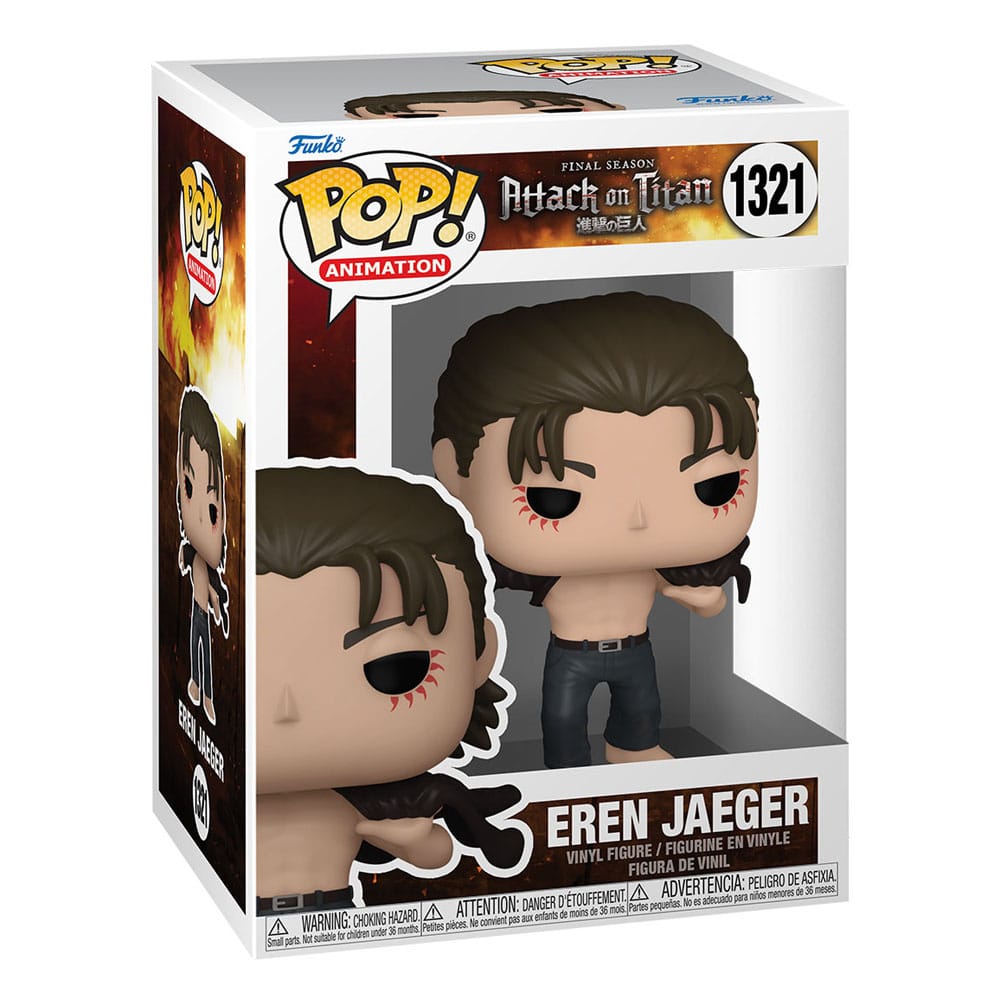 Attack on Titan POP! Animation Vinyl Figur Eren Jeager 9 cm - Preorder - ETA: 28.02.2026