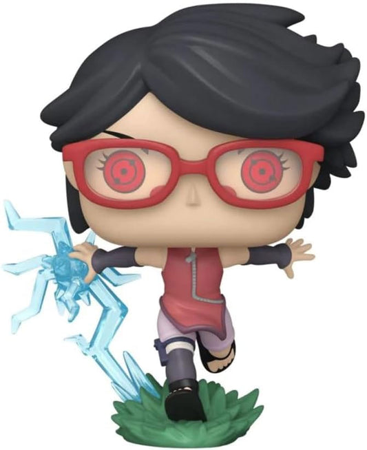 Boruto POP! Animation Vinyl Figur Sarada w/Sharingan(GW) Exclusive 9 cm - Preorder - ETA: 31.10.2025