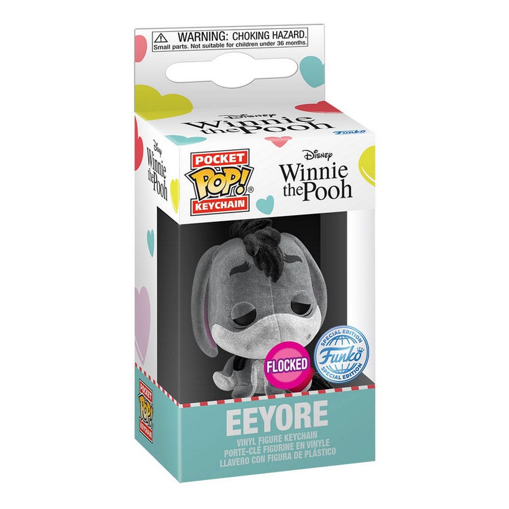 Disney 2022 POP! Vinyl Schlüsselanhänger 4 cm Eeyore w/heart (FL) Display (12) - Versand: 5-7 Tage nach Bestellung
