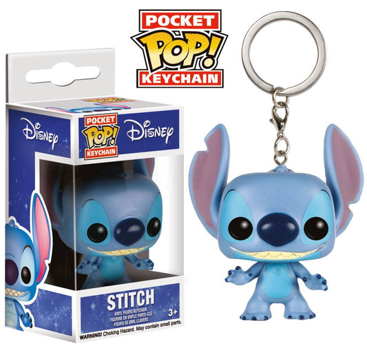 Lilo & Stitch Pocket POP! Vinyl Schlüsselanhänger Stitch 4 cm - Versand: 7 Tage nach Bestellung