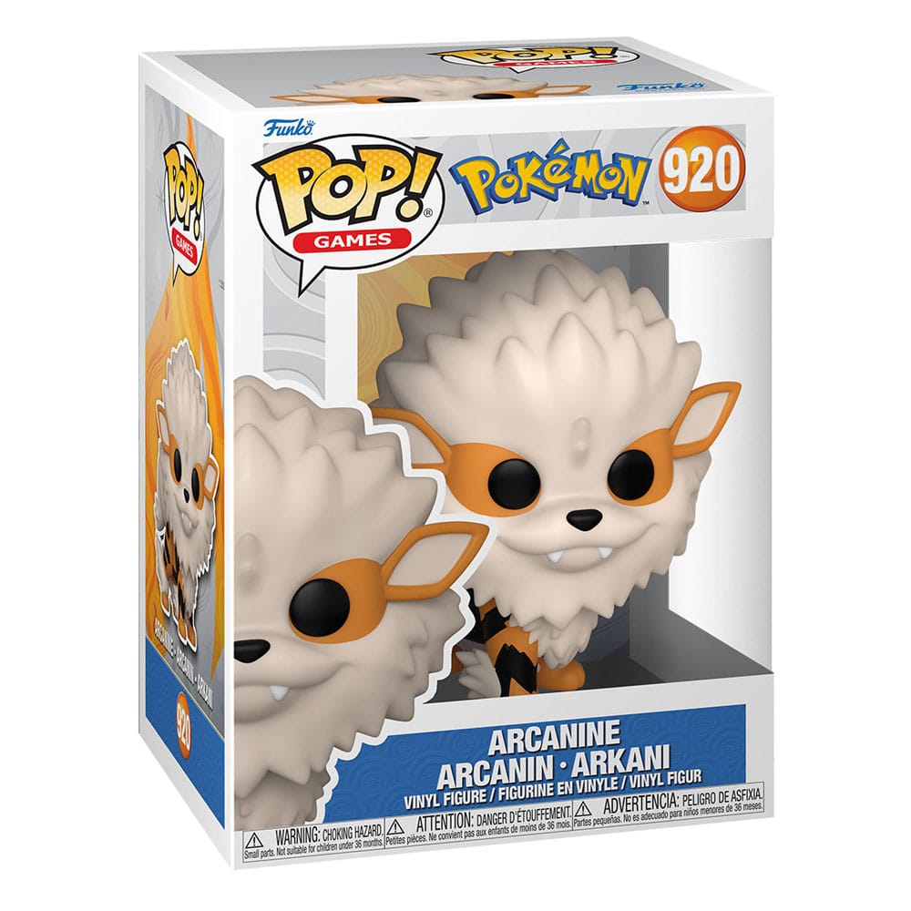 Pokémon POP! Games Vinyl Figur Arcanine (EMEA) 9 cm - Preorder - ETA: 08.08.2026