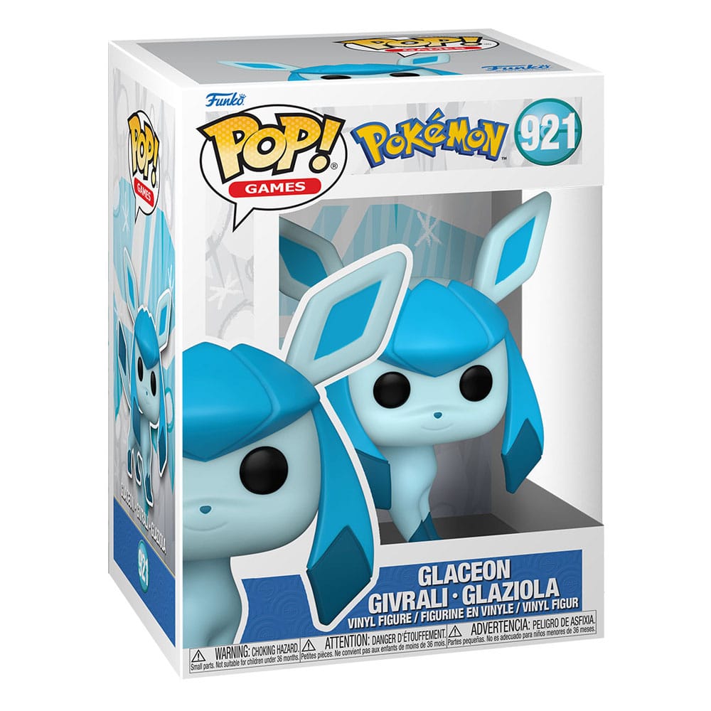Pokemon POP! Games Vinyl Figur Glaceon (EMEA) 9 cm - Versand: 5-7 Tage nach Bestellung