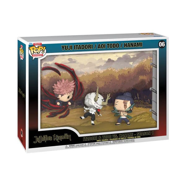Jujutsu Kaisen POP Moments Vinyl Figuren Itadori & Todo vs Hanami 9 cm - Versand: 5-7 Tage nach Bestellung