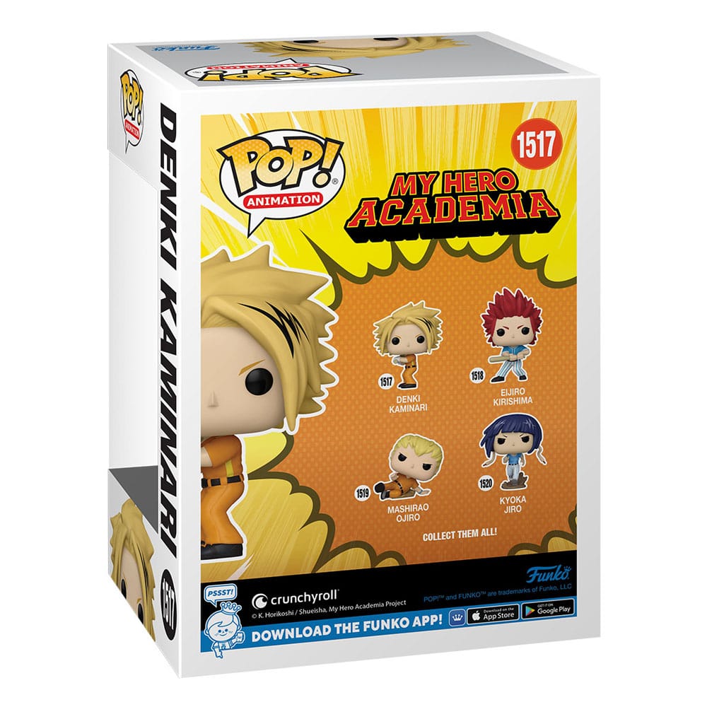 My Hero Academia - Hero League Baseball POP! Animation Vinyl Figur Denki 9 cm - Versand: 5-7 Tage nach Bestellung