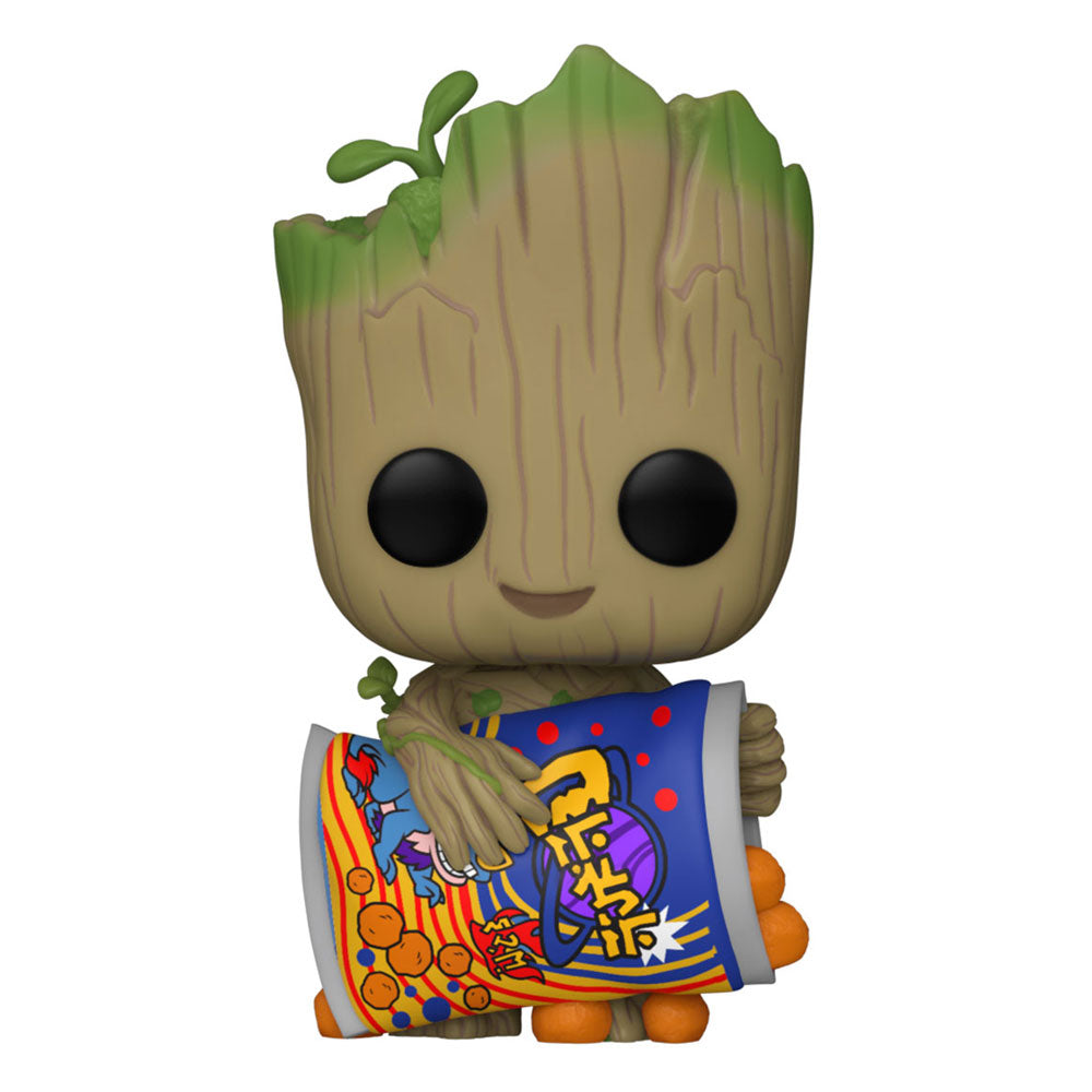 Ich bin Groot POP! Vinyl Figur Groot w/Cheese Puffs 9 cm - Preorder - ETA: 03.01.2026