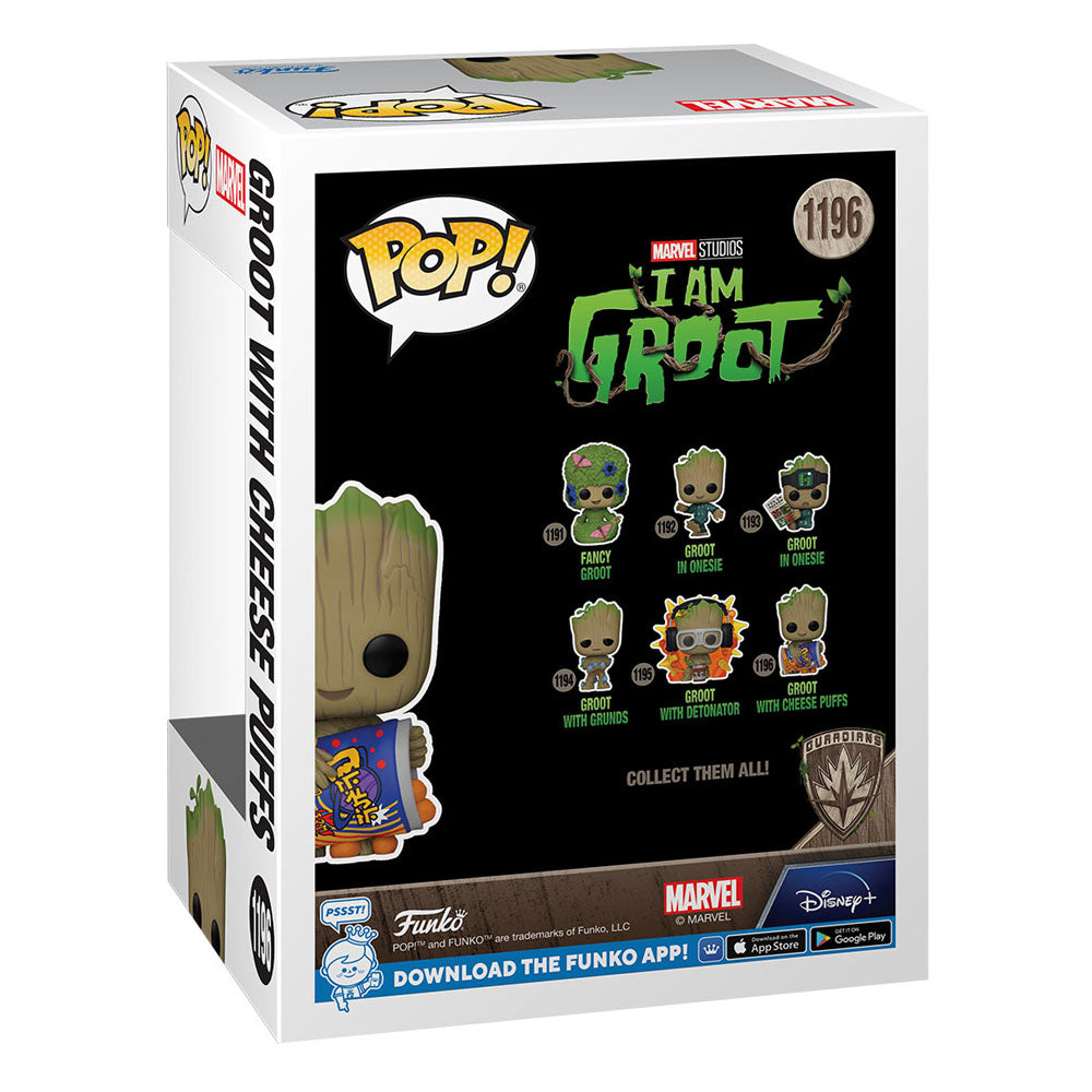 Ich bin Groot POP! Vinyl Figur Groot w/Cheese Puffs 9 cm - Preorder - ETA: 03.01.2026