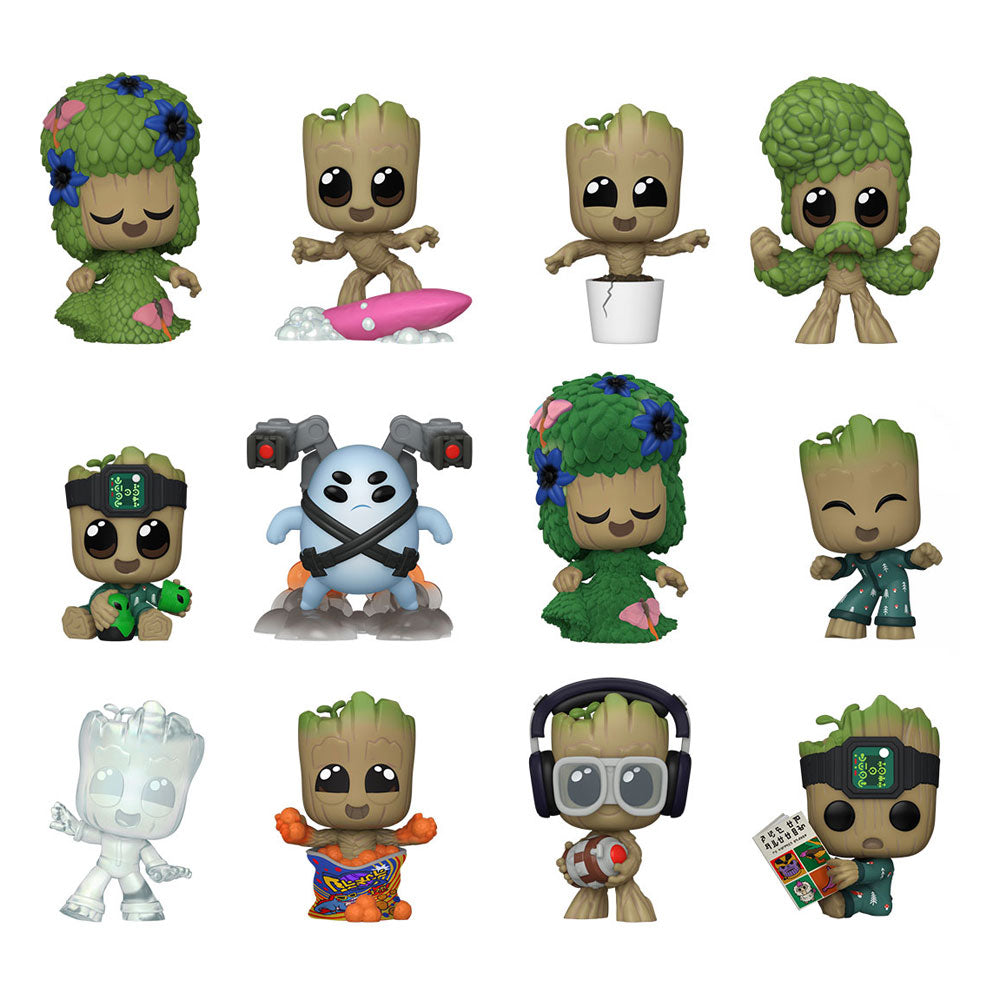 Ich bin Groot Mystery Minis Minifiguren 5 cm Display (12) - Versand: 5-7 Tage nach Bestellung