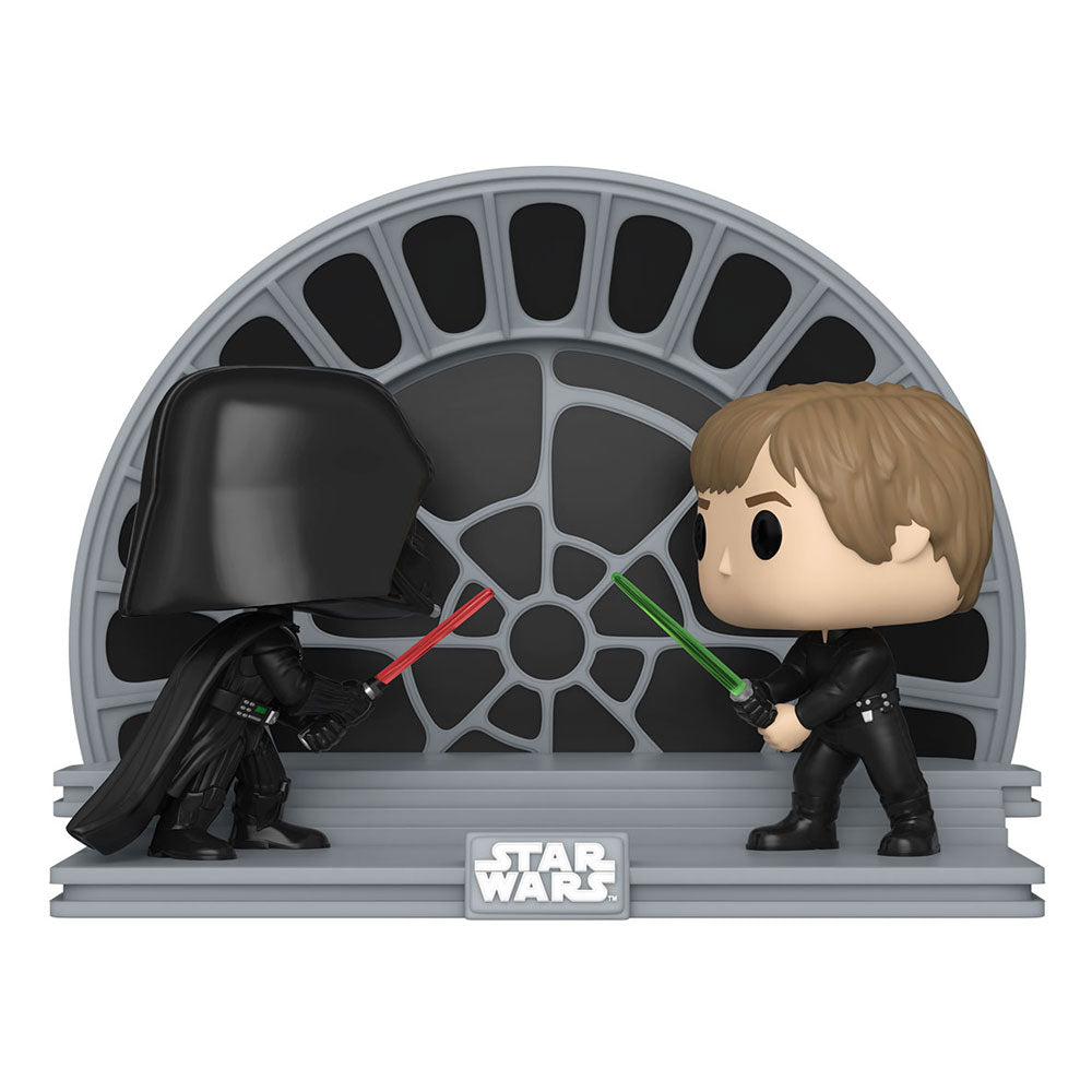 Star Wars Return of the Jedi 40th Anniversary POP Moment! Vinyl Figuren 2er-Pack Luke vs Vader 9 cm - Preorder - ETA: 25.11.2026