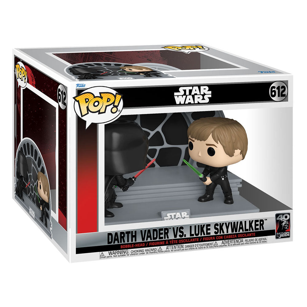 Star Wars Return of the Jedi 40th Anniversary POP Moment! Vinyl Figuren 2er-Pack Luke vs Vader 9 cm - Preorder - ETA: 25.11.2026