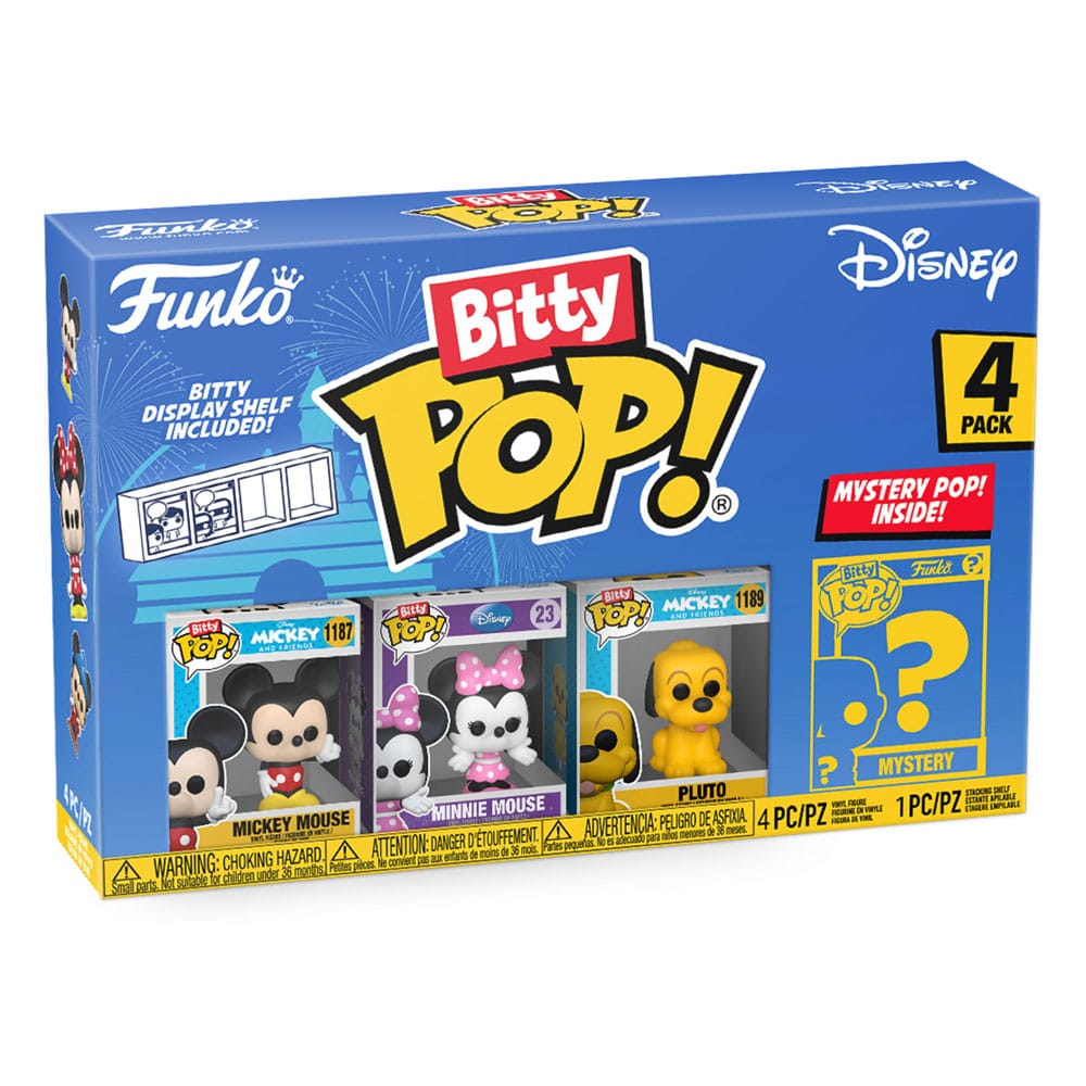 Disney Bitty POP! Vinyl Figuren 4er-Pack Mickey 2,5 cm - Preorder - ETA: 22.11.2026