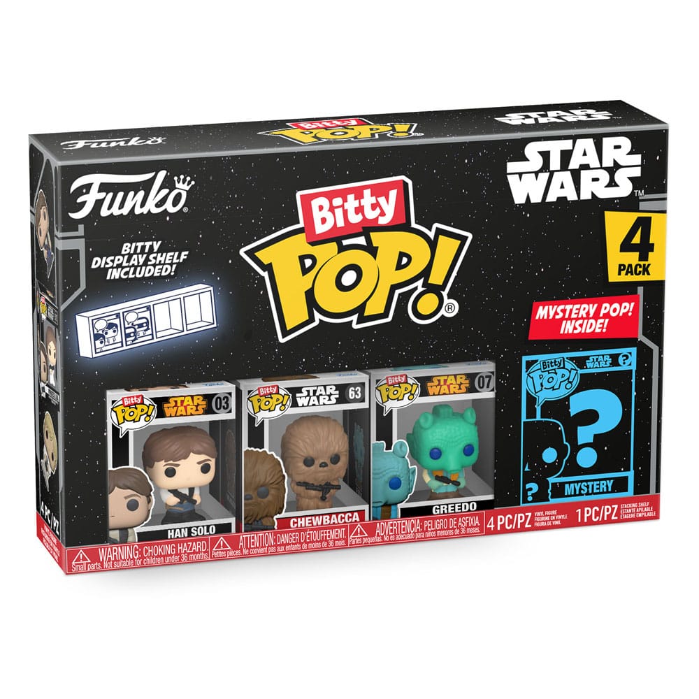 Star Wars Bitty POP! Vinyl Figuren 4er-Pack Han Solo 2,5 cm - sofort lieferbar