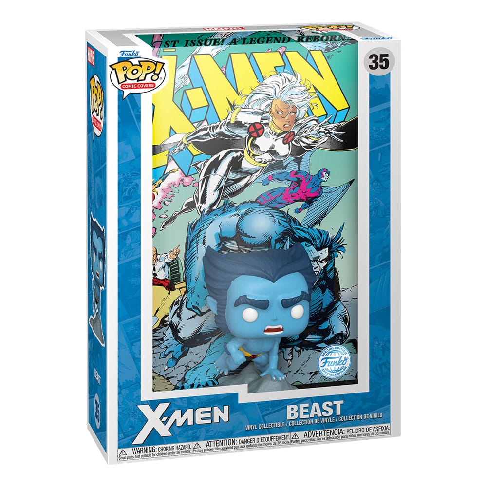 Marvel POP! Comic Cover Vinyl Figur X-Men #1(Beast) 9 cm  - Versand: 5-7 Tage nach Bestellung