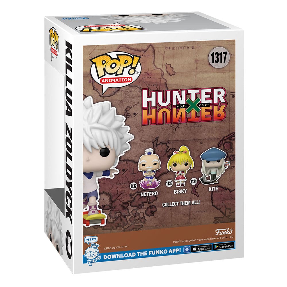 Hunter x Hunter POP! Animation Vinyl Figuren Killua w/Skateboard 9 cm - Preorder - ETA: 03.01.2026