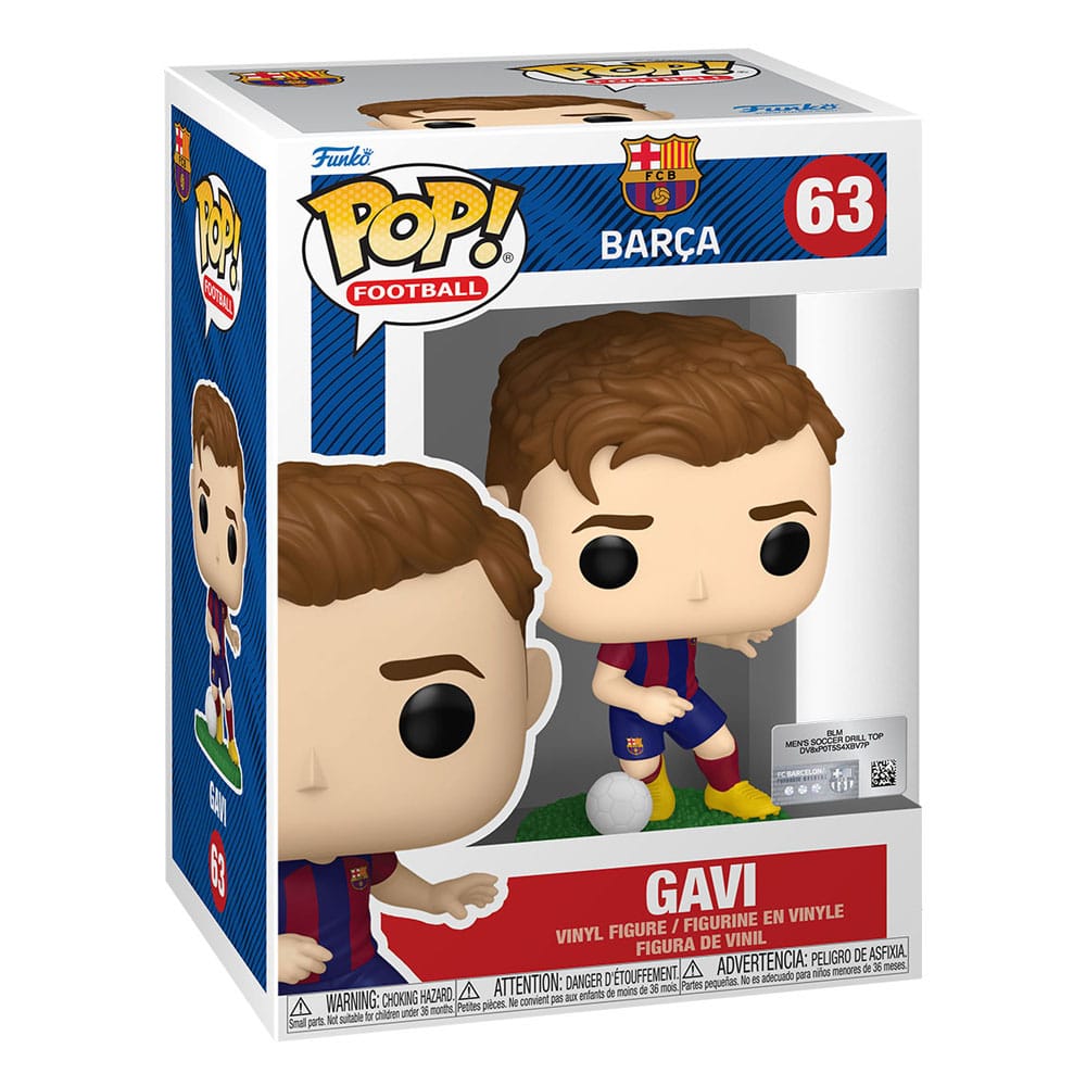 EFL POP! Football Vinyl Figur Barcelona - Gavi 9 cm - Versand: 5-7 Tage nach Bestellung