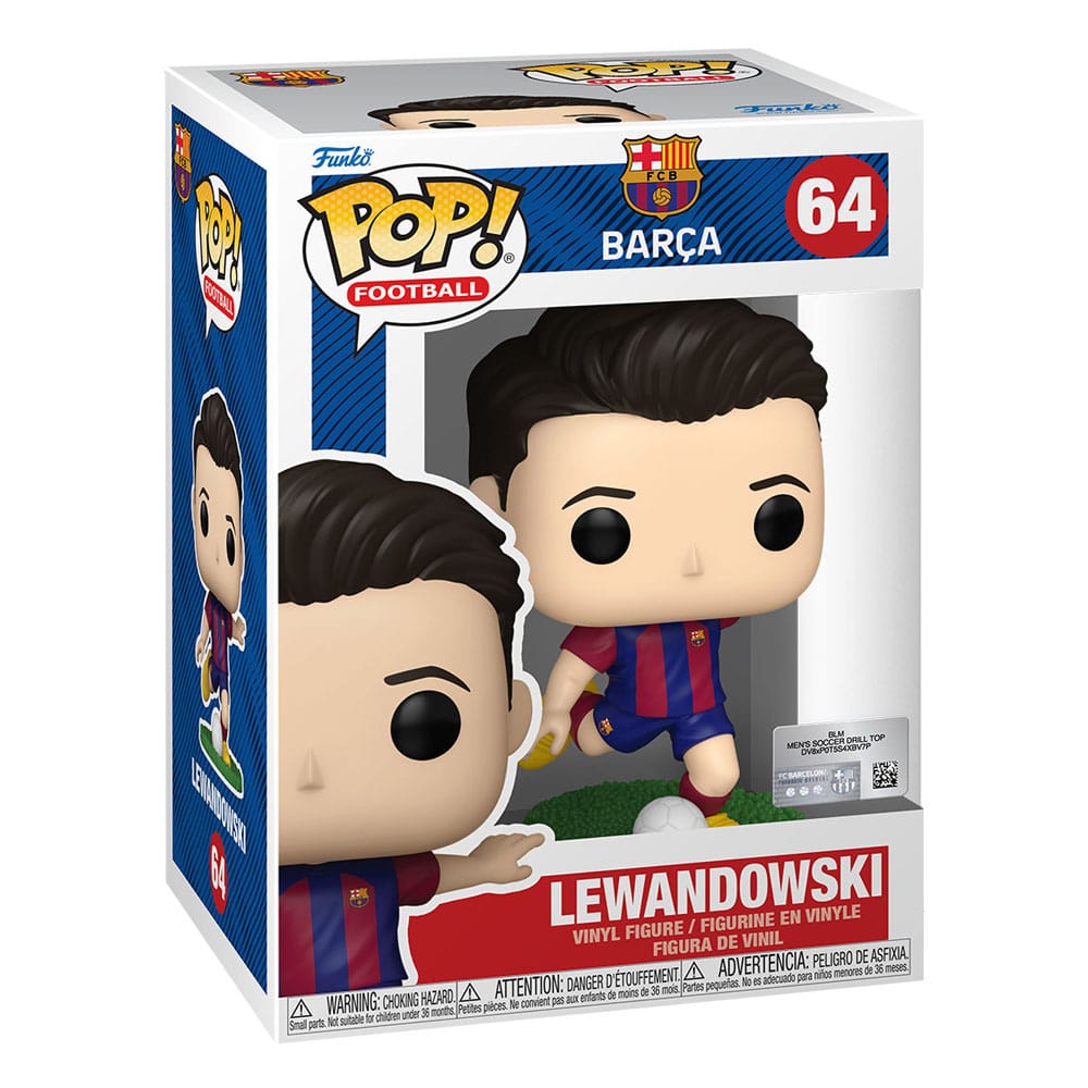 EFL POP! Football Vinyl Figur Barcelona - Lewandowski 9 cm - Preorder - ETA: 24.11.2025