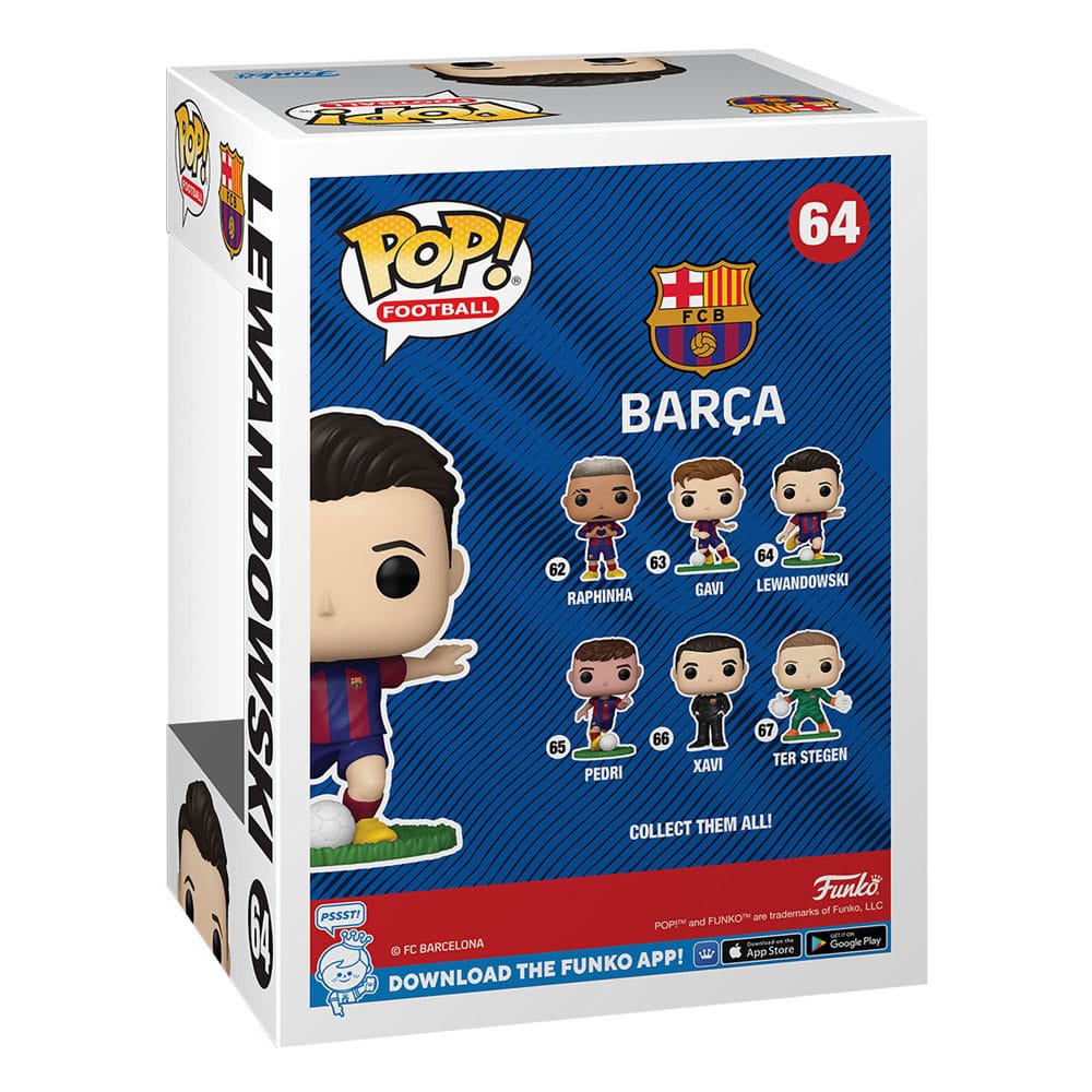 EFL POP! Football Vinyl Figur Barcelona - Lewandowski 9 cm - Preorder - ETA: 24.11.2025