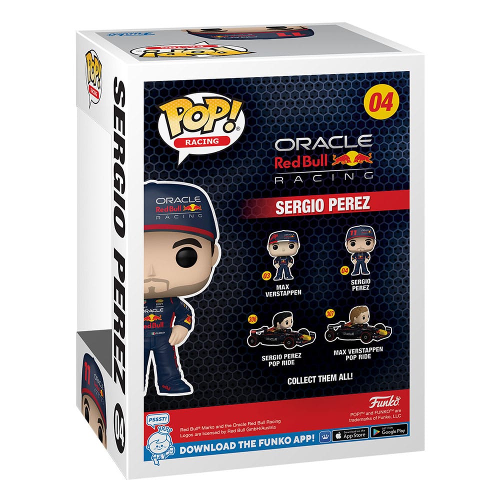 Formel 1 POP! Vinyl Figur Sergio Perez 9 cm - Versand: 7 Tage nach Bestellung