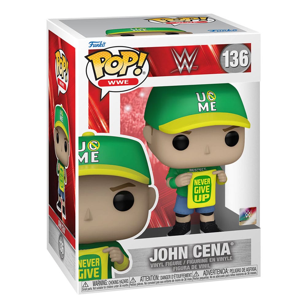 WWE POP! Vinyl Figur John Cena (Never Give Up) 9 cm - Preorder - ETA: 17.07.2026