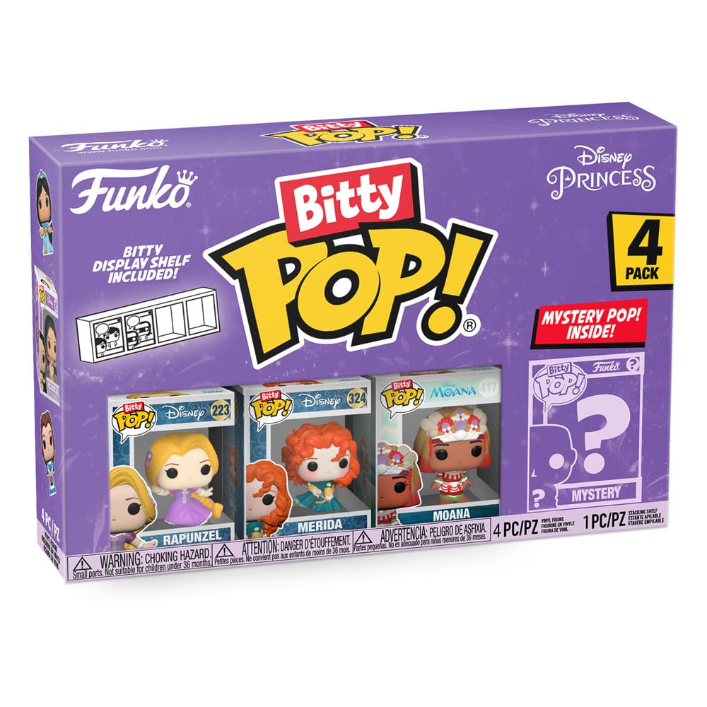 Disney Princesses Bitty POP! Vinyl Figuren 4er-Pack Rapunzel 2,5 cm - Preorder - ETA: 31.08.2026