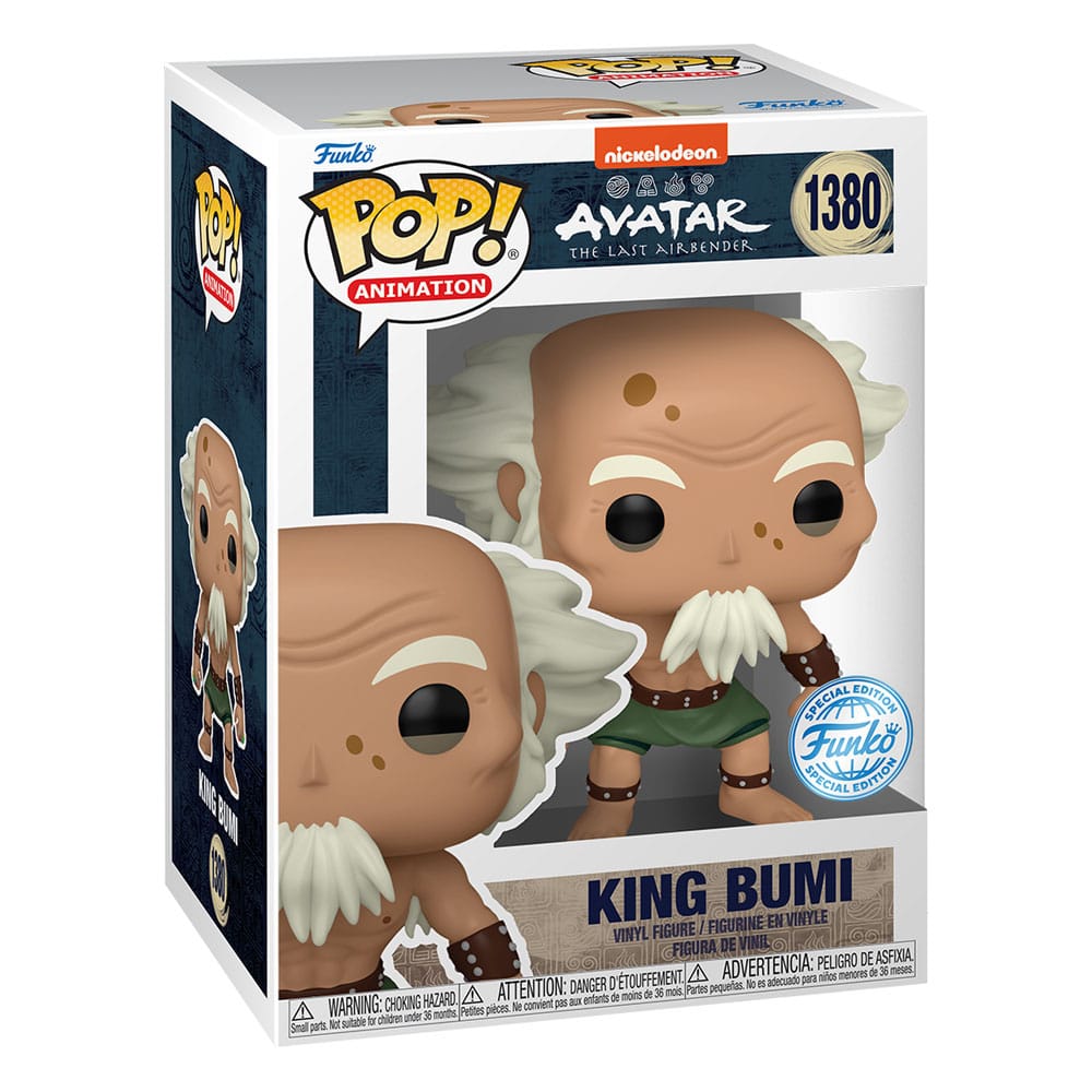 Avatar Der Herr der Elemente POP! Animation Vinyl Figur King Bumi 9 cm - Versand: 5-7 Tage nach Bestellung