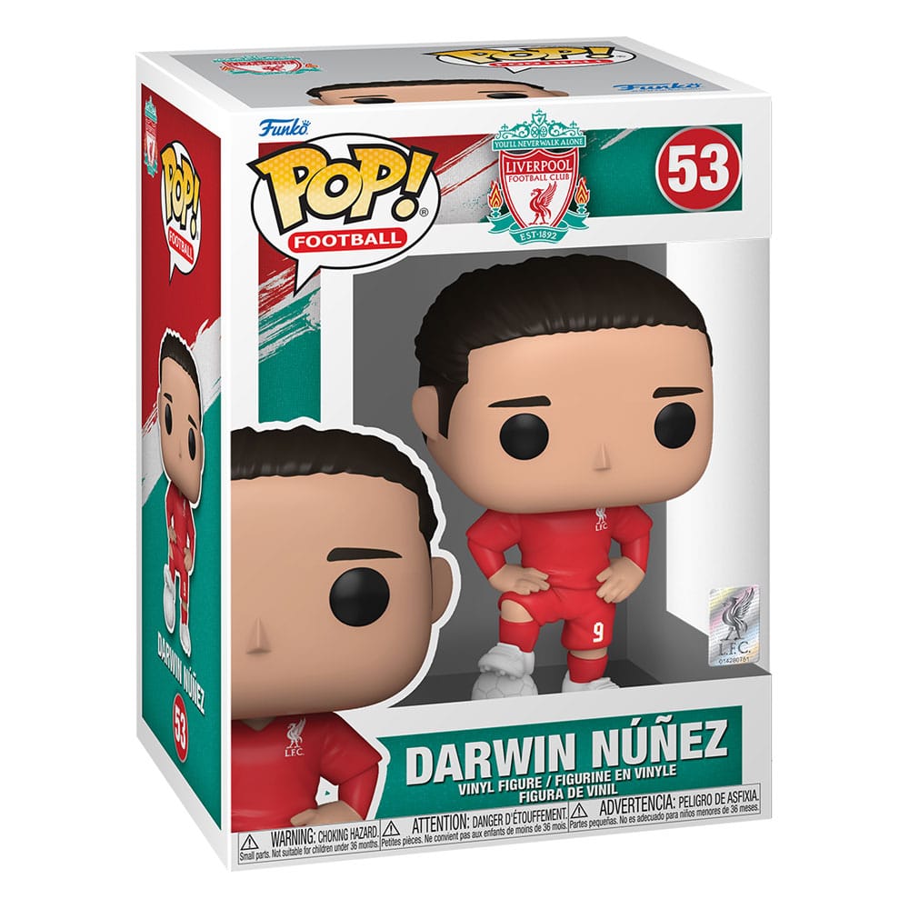 FC Liverpool POP! Football Vinyl Figur Darwin Núñez 9 cm - Preorder - ETA: 07.10.2025
