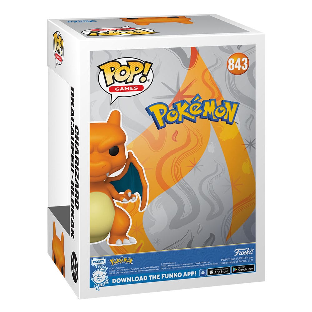 Pokemon POP! Games Vinyl Figur Charizard (EMEA) 9 cm - sofort lieferbar