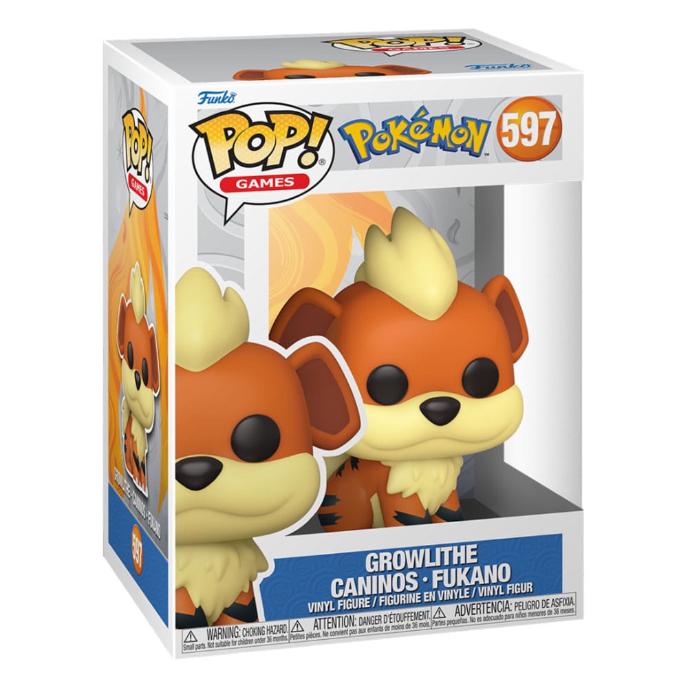 Pokémon POP! Games Vinyl Figur Growlithe (EMEA) 9 cm - Versand: 7 Tage nach Bestellung