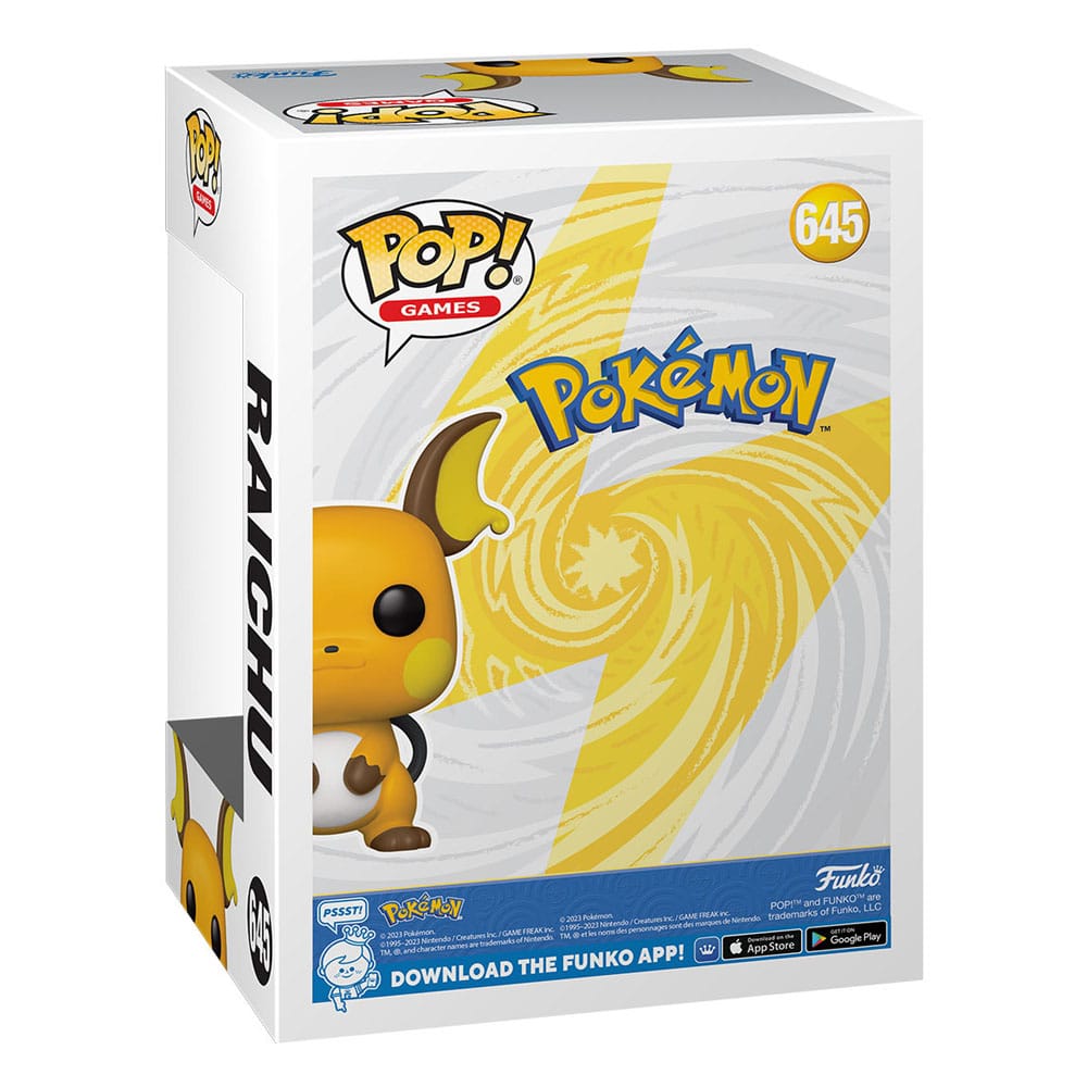 Pokemon POP! Games Vinyl Figur Raichu (EMEA) 9 cm - sofort verfügbar