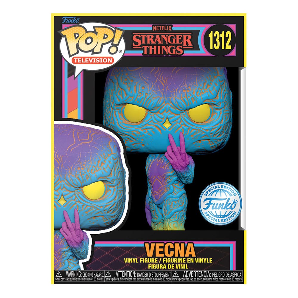 Stranger Things POP! TV Vinyl Figuren Vecna(BLKLT) 9 cm  - Preorder - ETA: 28.02.2026