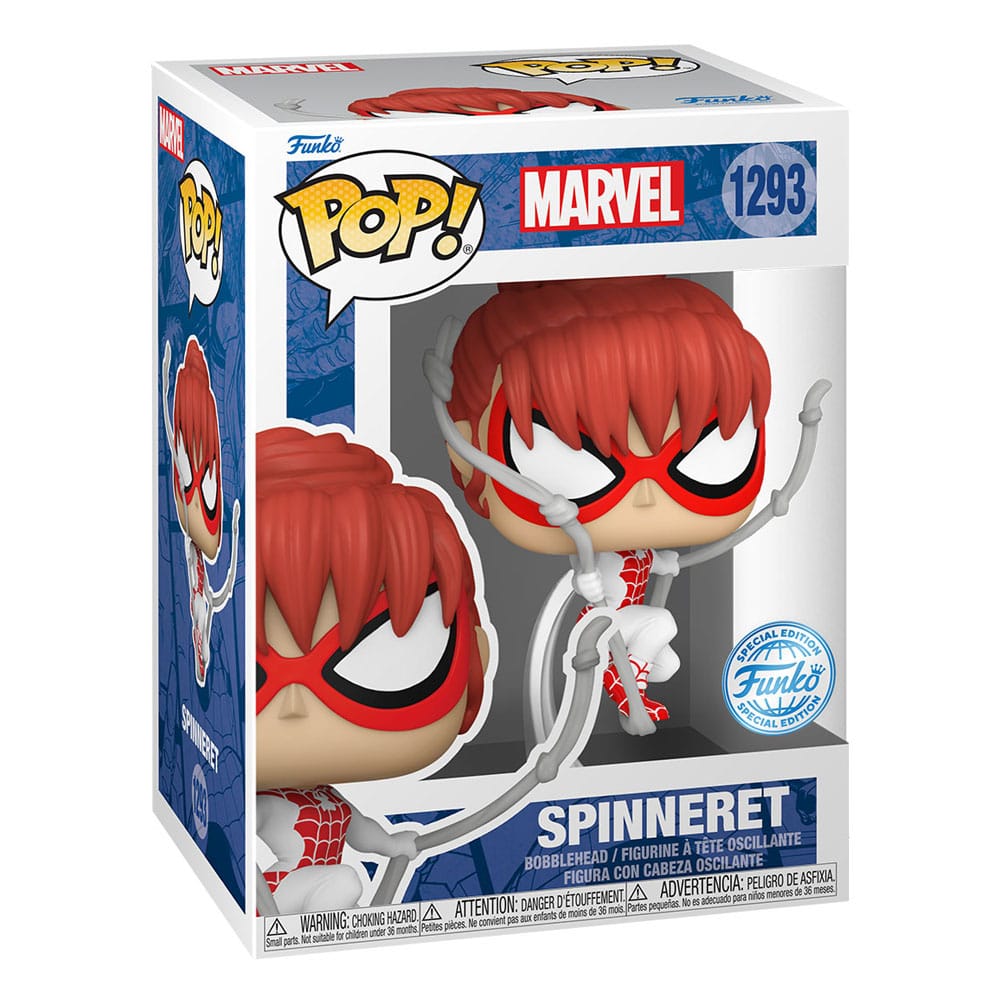 Spider-Man POP! Marvel Vinyl Figur Spinneret 9 cm - Versand: 5-7 Tage nach Bestellung