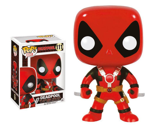 Marvel Comics POP! Vinyl Wackelkopf Deadpool Two Swords 10 cm - Versand: 5-7 Tage nach Bestellung