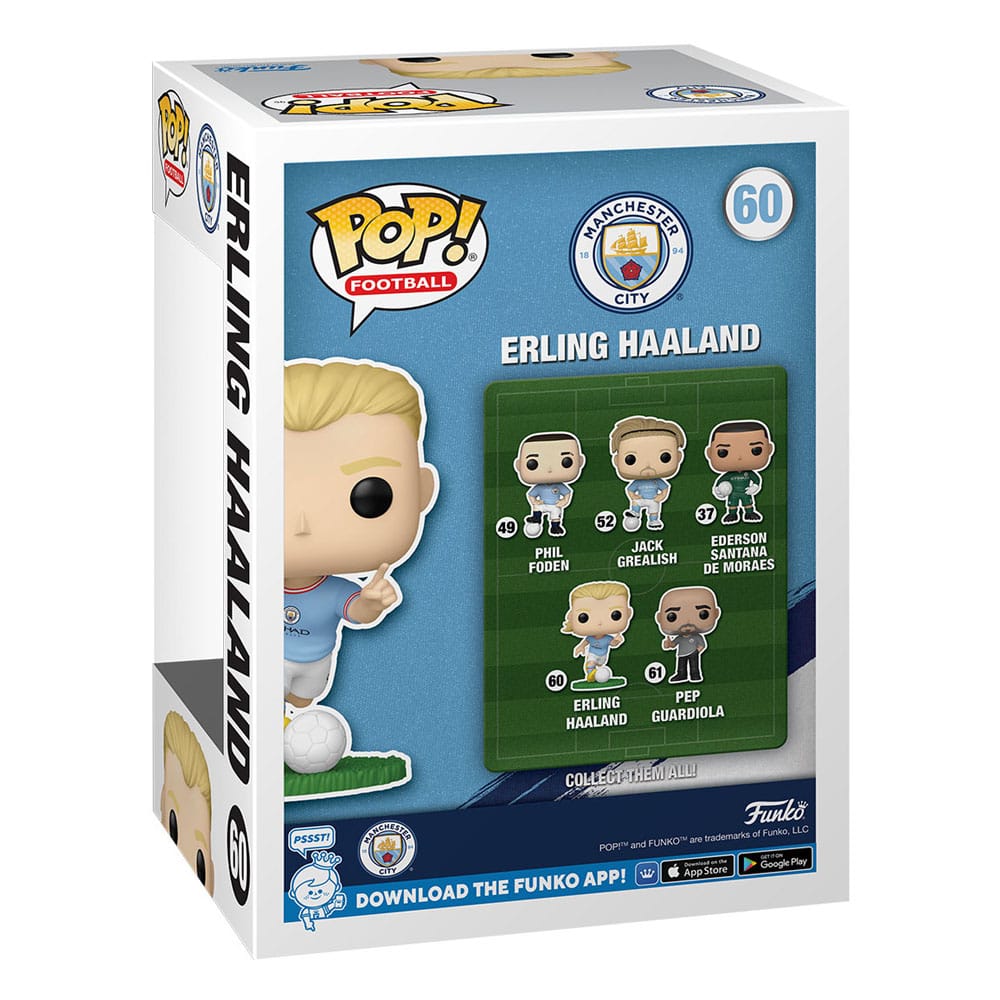 EFL POP! Football Vinyl Figur ManCity - Erling Haaland 9 cm - Preorder - ETA: 08.11.2025