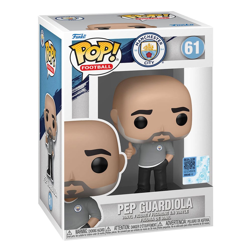 EFL POP! Football Vinyl Figur ManCity - Pep Guardiola 9 cm - Versand: 5-7 Tage nach Bestellung