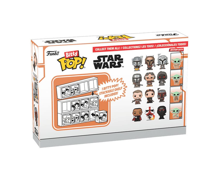 Star Wars: Mandalorian Bitty POP! Vinyl Figuren 4er-Pack Marshal 2,5 cm - Preorder - ETA: 30.07.2026