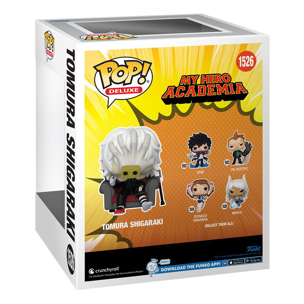 My Hero Academia POP! Deluxe Vinyl Figur Shigaraki In Chair 9 cm - Versand: 5-7 Tage nach Bestellung