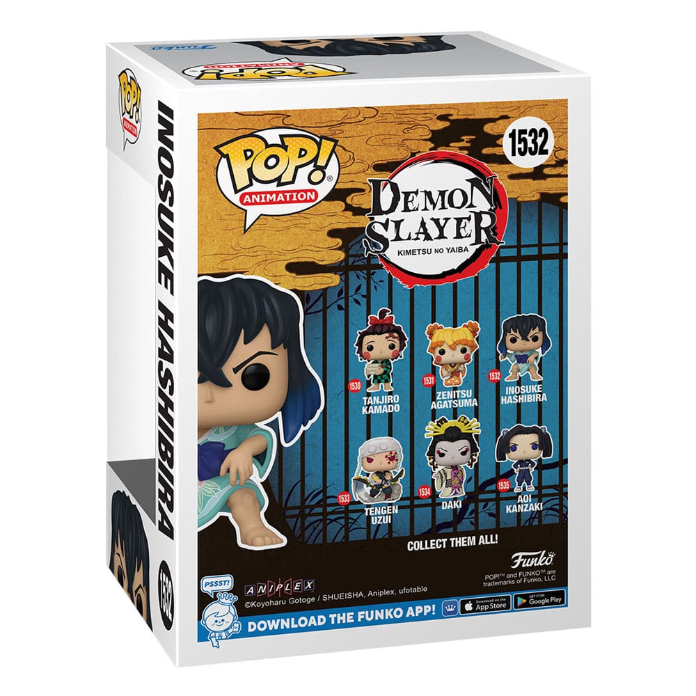 Demon Slayer: Kimetsu no Yaiba POP! Animation Figur Inosuke(Kimono) 9 cm - Versand: 5-7 Tage nach Bestellung