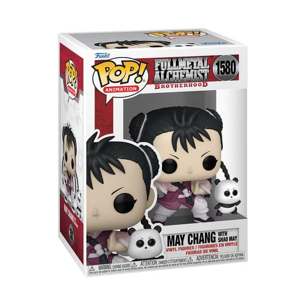 Fullmetal Alchemist Brotherhood POP & Buddy! Animation Vinyl Figur May Chang w/Panda 9 cm - Versand: 5-7 Tage nach Bestellung