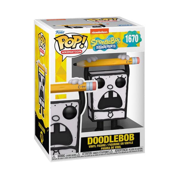 SpongeBob Schwammkopf 25th Anniversary POP! Vinyl Figur Doodlebob 9 cm - Preorder - ETA: 24.11.2025