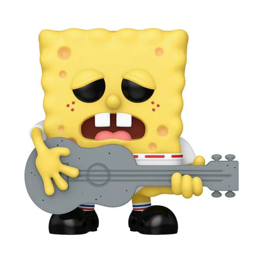 SpongeBob Schwammkopf 25th Anniversary POP! Vinyl Figur SB w/Guitar 9 cm - Preorder - ETA: 08.11.2025