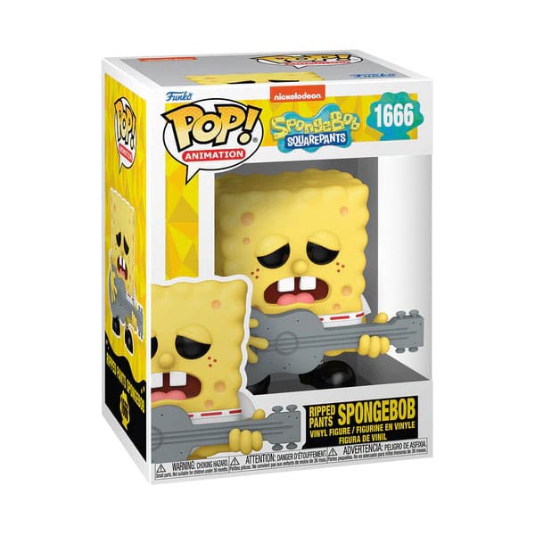 SpongeBob Schwammkopf 25th Anniversary POP! Vinyl Figur SB w/Guitar 9 cm - Preorder - ETA: 08.11.2025