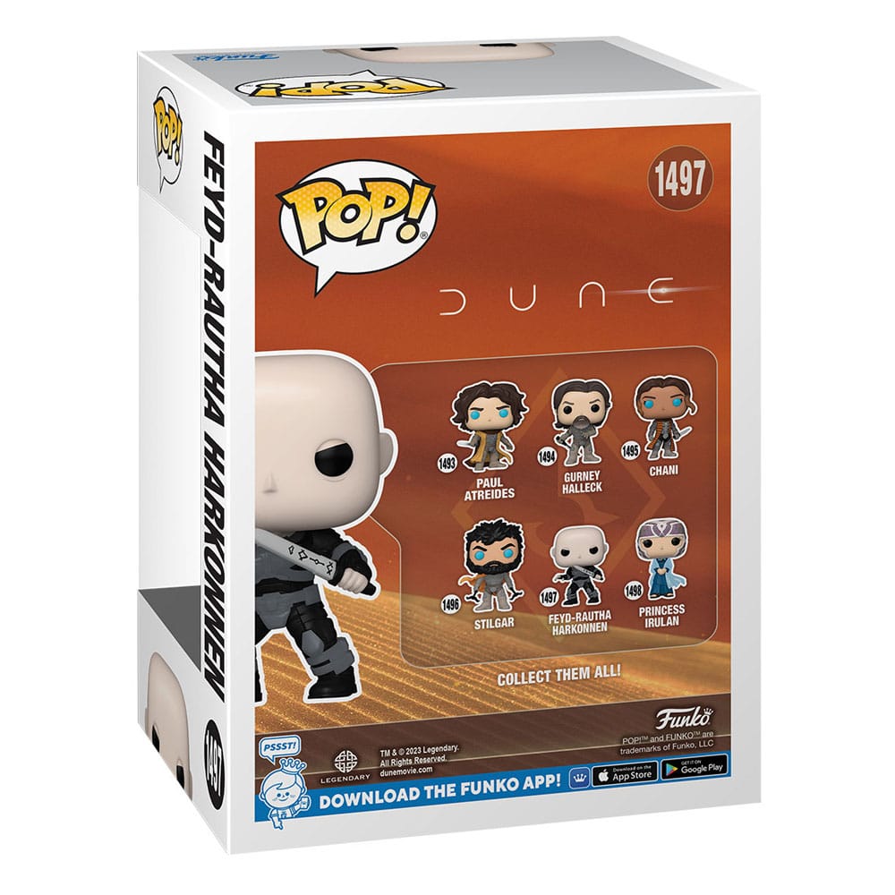 Dune 2 POP! Movies Vinyl Figur Feyd Rautha 9 cm - Versand: 5-7 Tage nach Bestellung