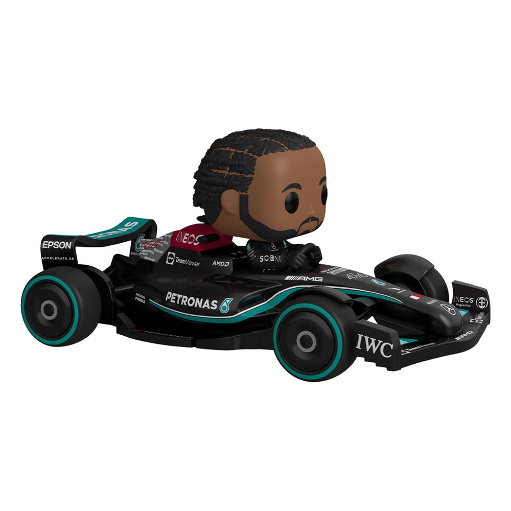 Formel 1 POP! Rides Super Deluxe Vinyl Figur Mercedes Hamilton 15 cm - Versand: 7 Tage nach Bestellung