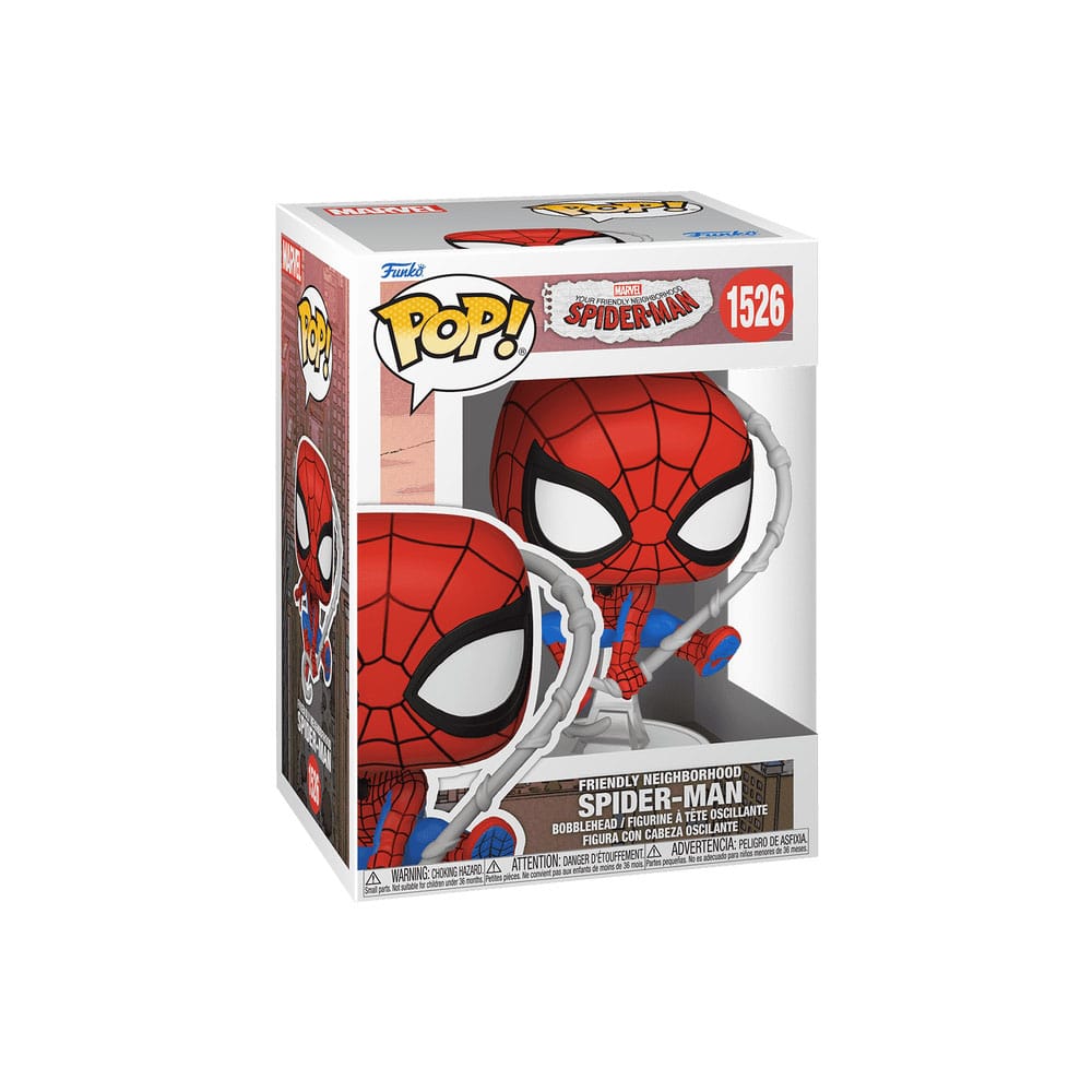 Friendly Neighborhood Spider-Man POP! Vinyl Figur Spider-Man(Final Suit) 9 cm  - Versand: 5-7 Tage nach Bestellung
