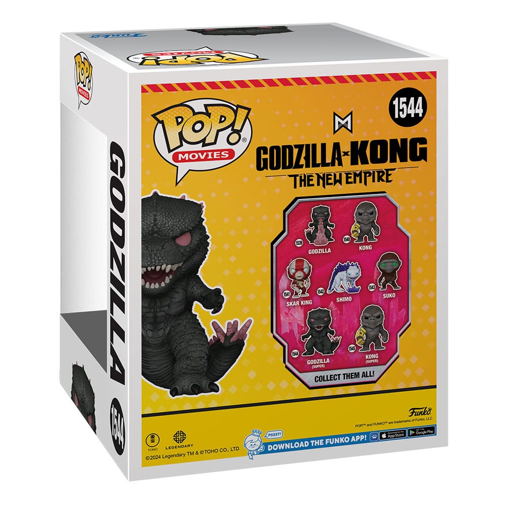 Godzilla vs Kong 2 Oversized POP! Vinyl Figur Godzilla 15 cm - Preorder - ETA: 03.01.2026
